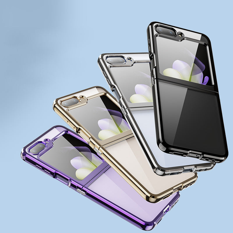 Electroplated Transparent Case for Galaxy Z Flip Series