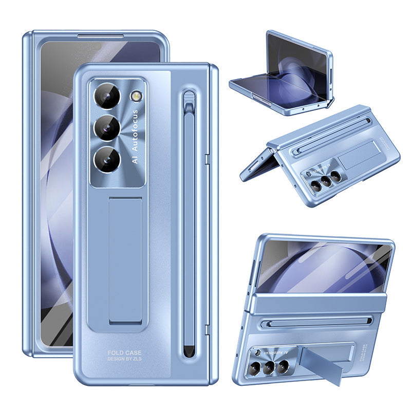 Electroplated Frosted Vertical Case For Galaxy Z Fold Series