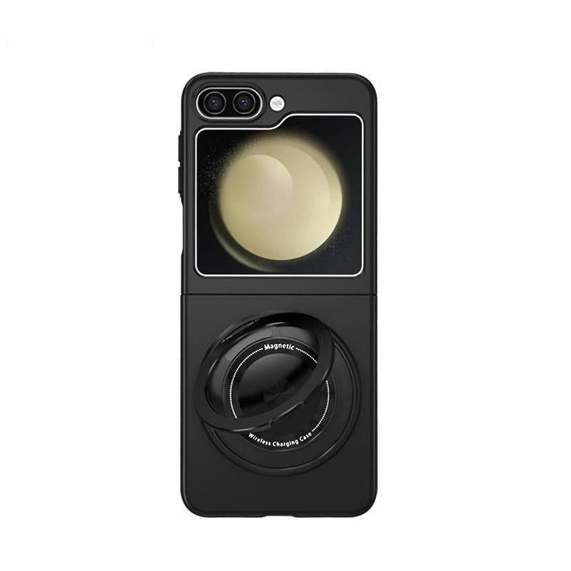 Rotating Magnetic Ring Frosted Case For Galaxy Z Flip Series