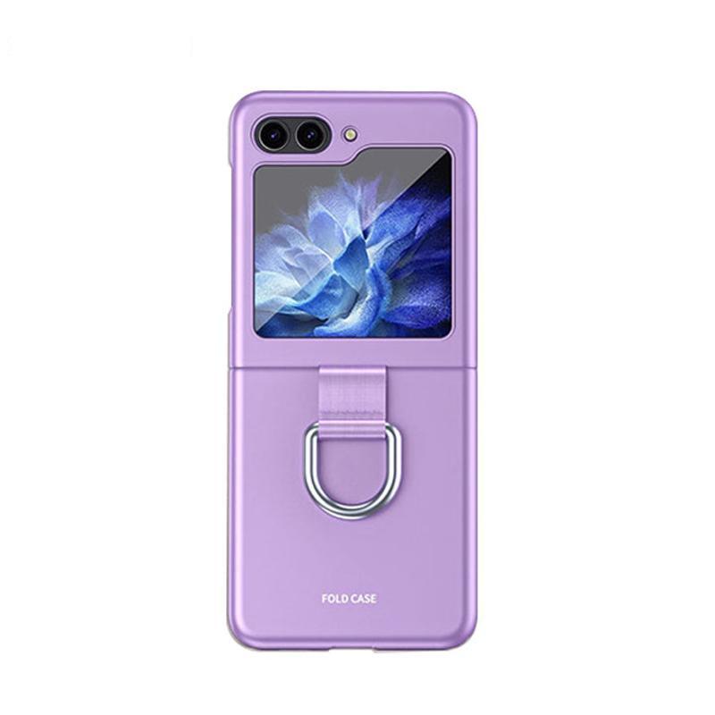 Frosted Band Ring Case For Galaxy Z Flip Series