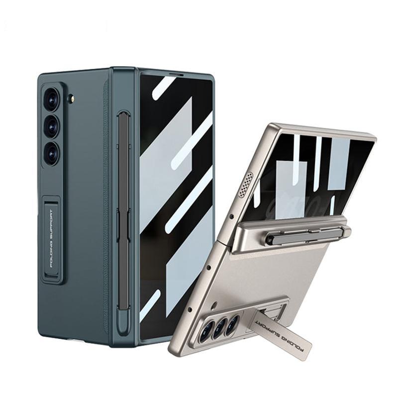 Hinged Pen Tray Folding Screen Case For Galaxy Z Fold 6