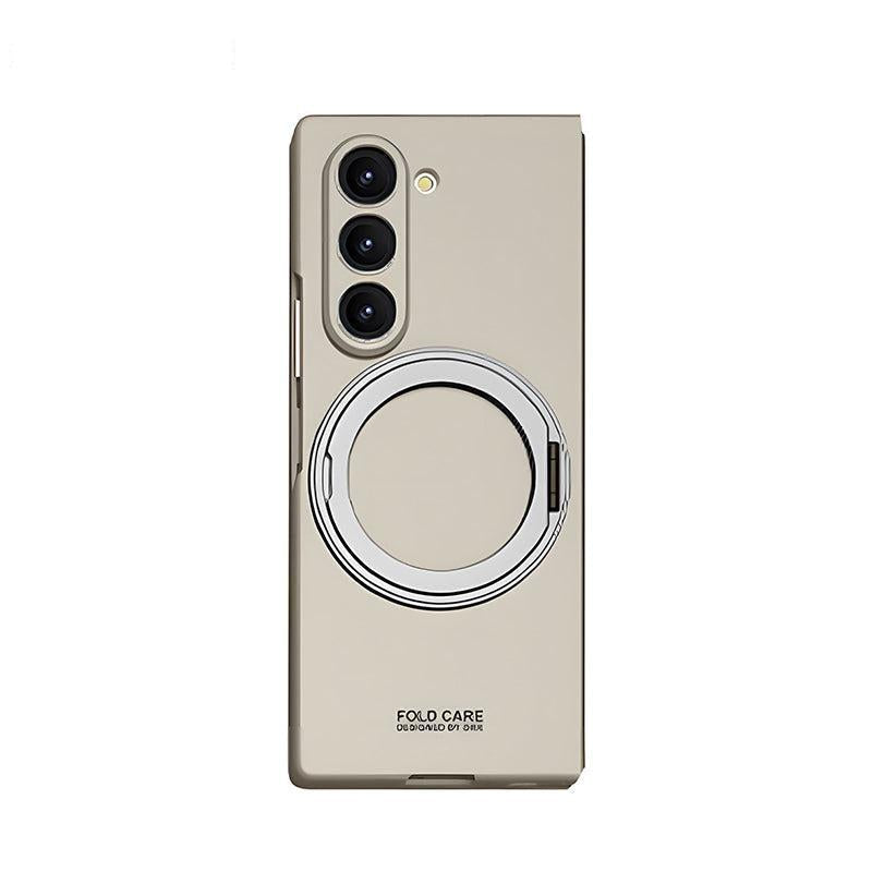 Rotating Magnetic Ring Frosted Case For Galaxy Z Fold 6