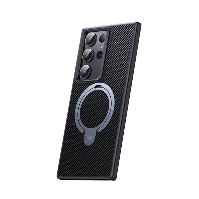 Samsung Magsafe Series | Carbon Fiber Ring Holder Mobile Phone Case