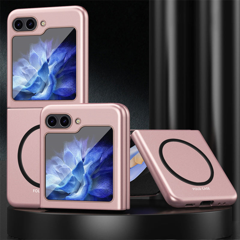 Frosted Magnetic Wireless Charging Case For Galaxy Z Flip Series