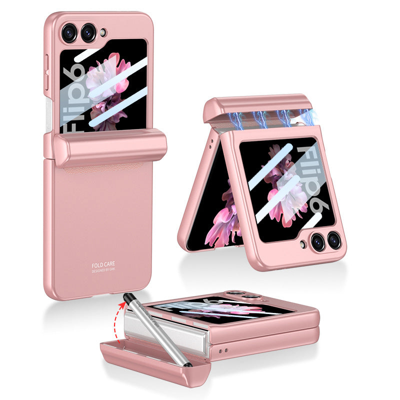 Magnetic Hinge Pen Box Protective Case for Galaxy Z Flip Series