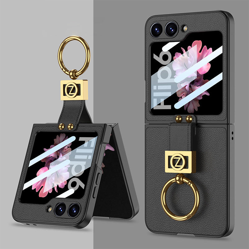 Luxury Ring Holder Case For Galaxy Z Flip Series